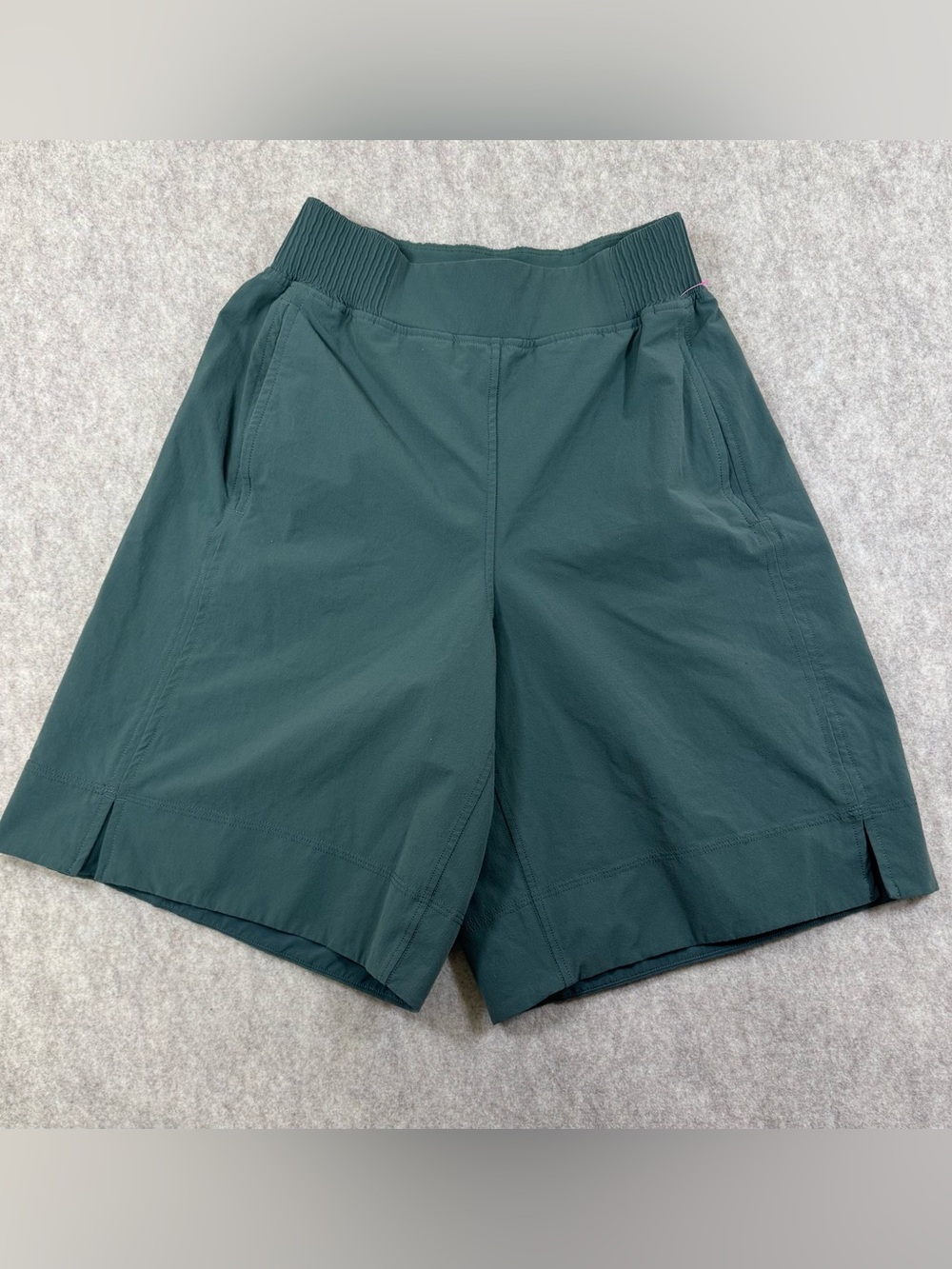 lululemon athletica Teal Rib-Waist Bermuda Shorts